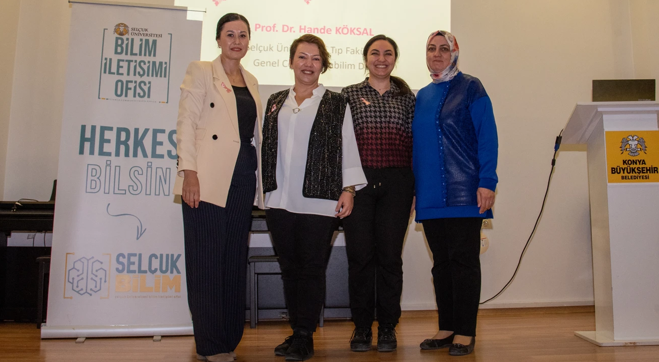 Bilim Kafe etkinliklerinde meme kanserine dikkat çekildi